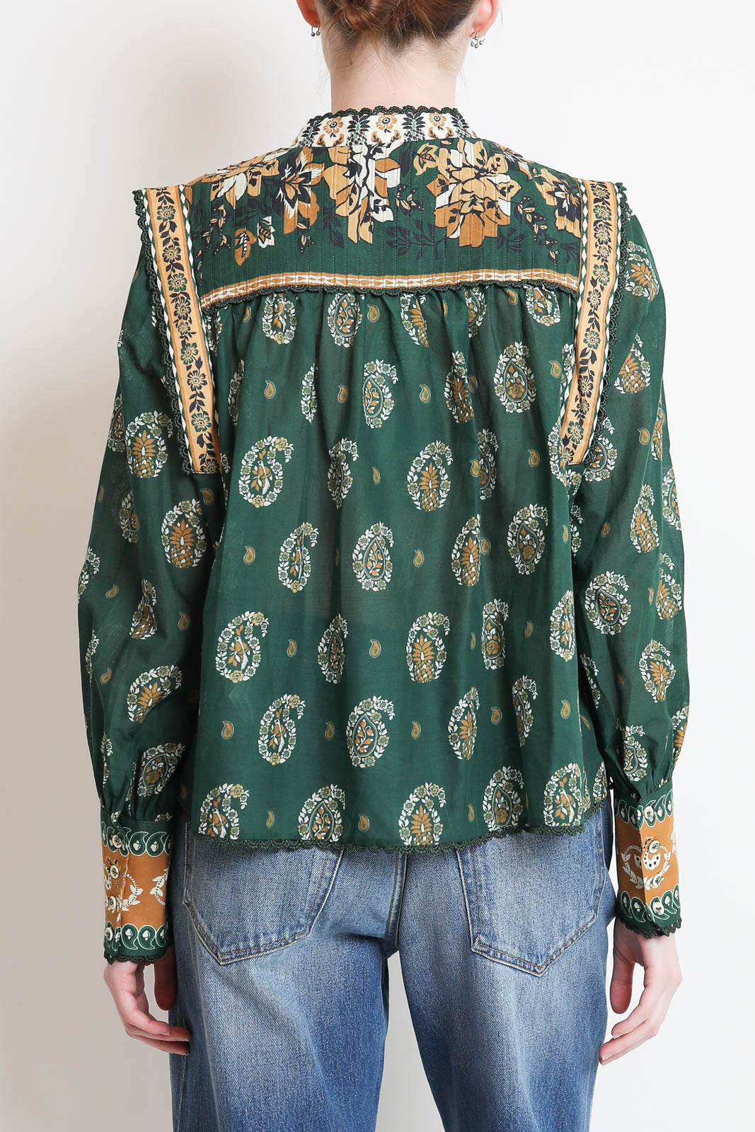 Farm Rio, Bluse Tayla in Ayla Green