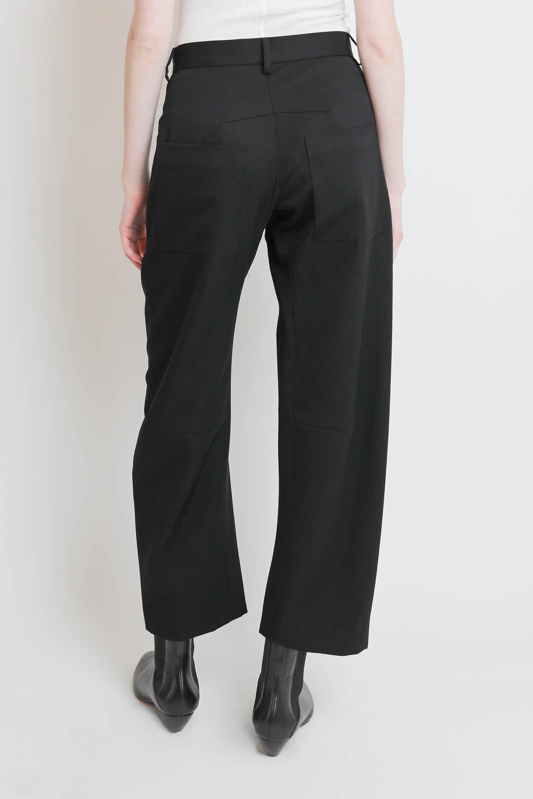 Nili Lotan, Hose Shon Wool in Schwarz