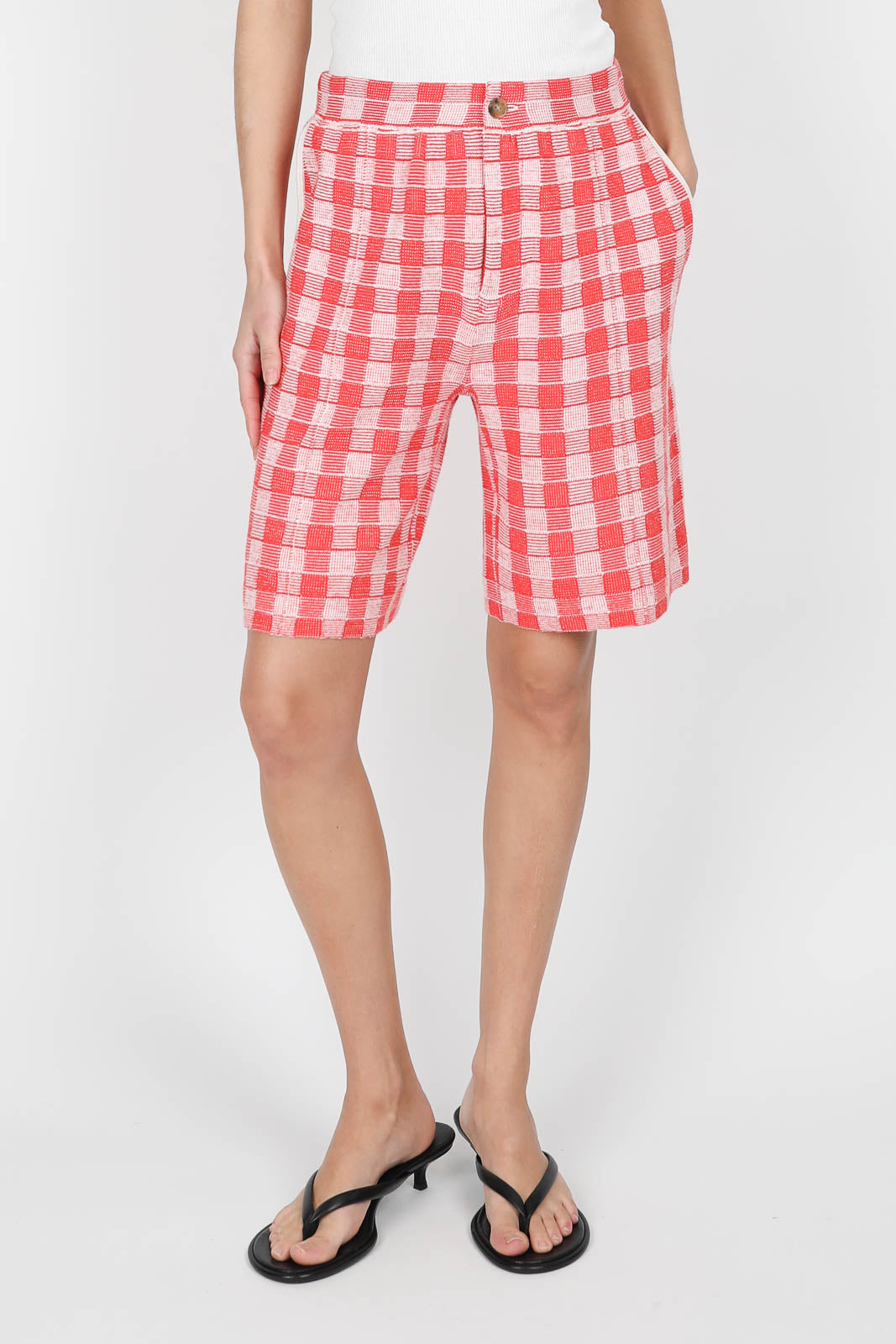 Shorts Gingham Bermuda in Cherry Combo