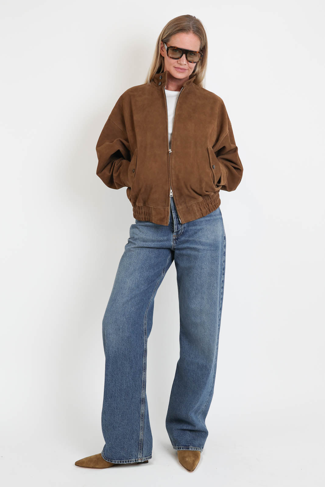 Agolde, Jacke Blair in Pecan