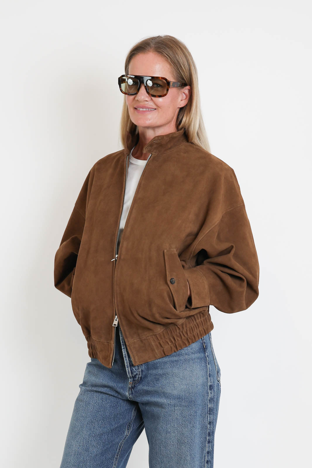 Agolde, Jacke Blair in Pecan