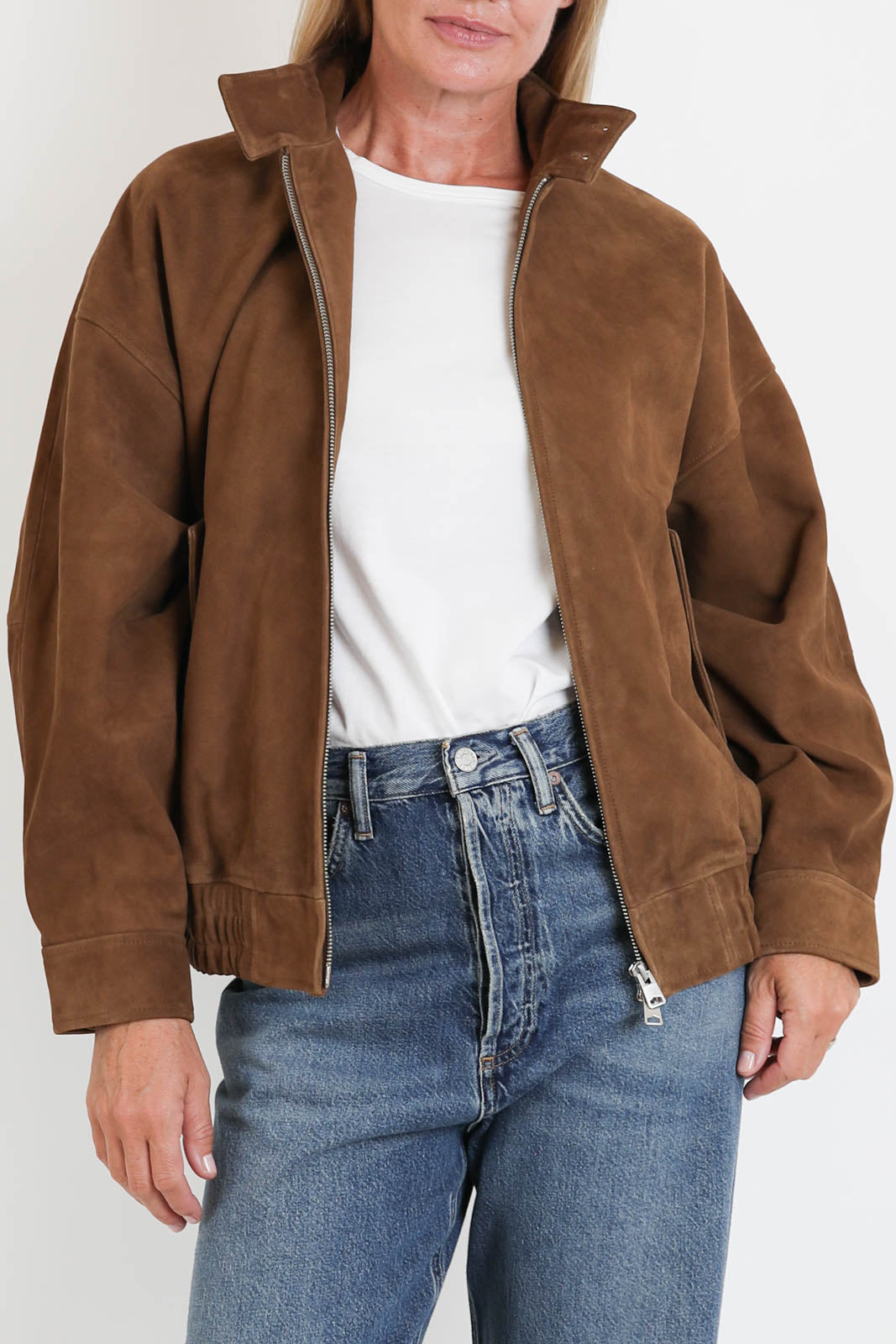 Agolde, Jacke Blair in Pecan