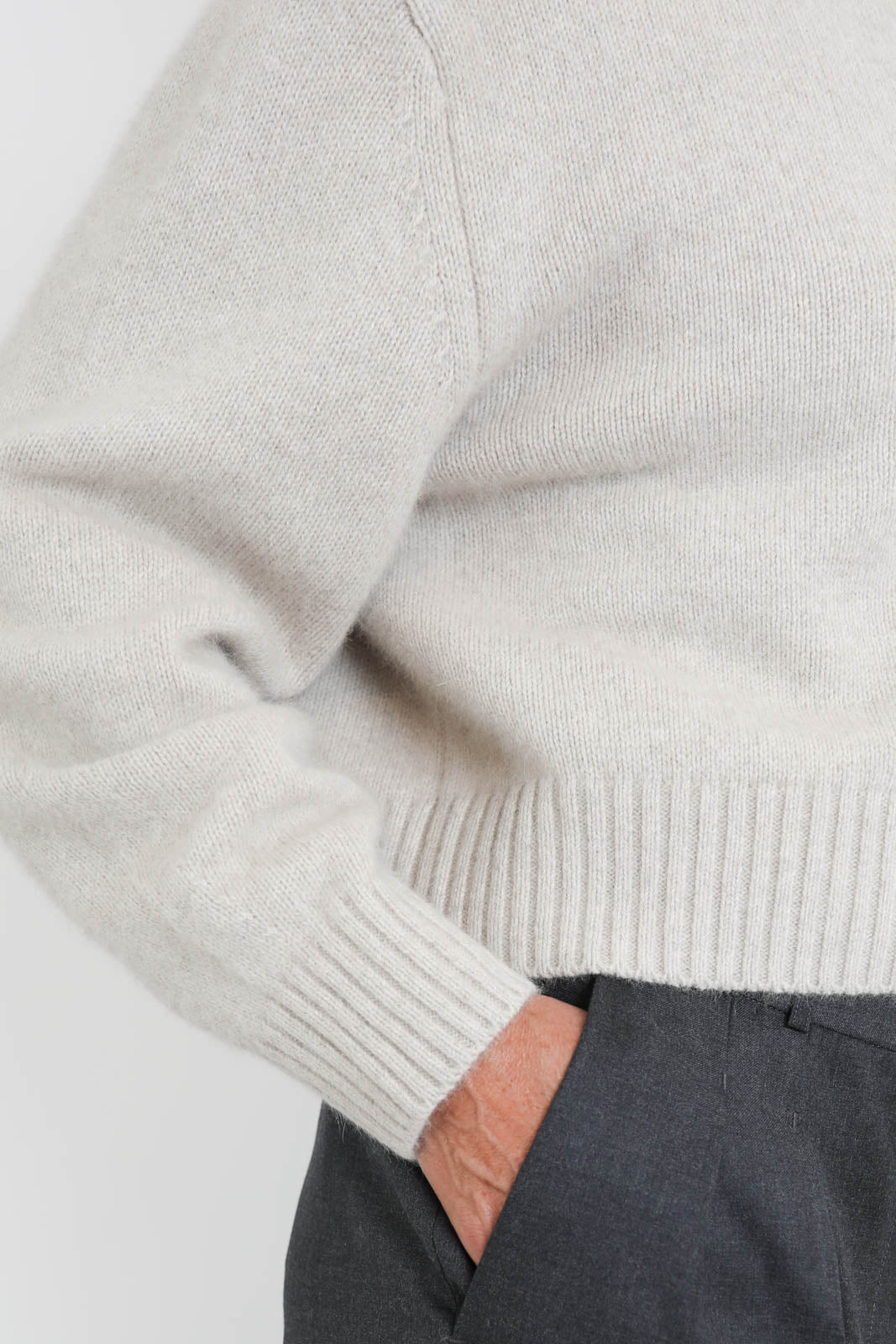 Loulou de Saison, Cardigan Remus in Stone Melange