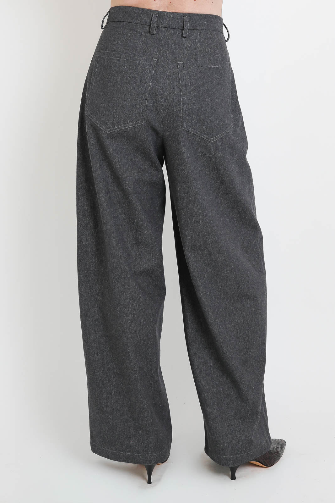 Zenggi, Hose Jade in Dark Grey Melange