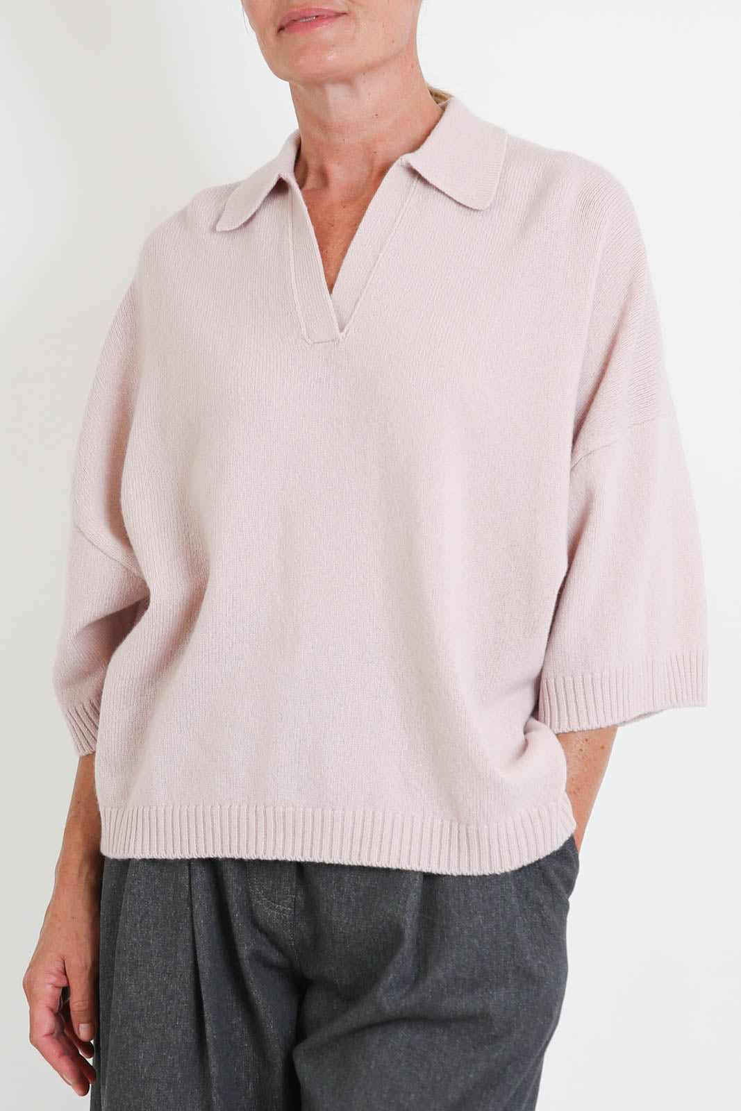 Zenggi, Pullover Fine Wool Dawson in Rose