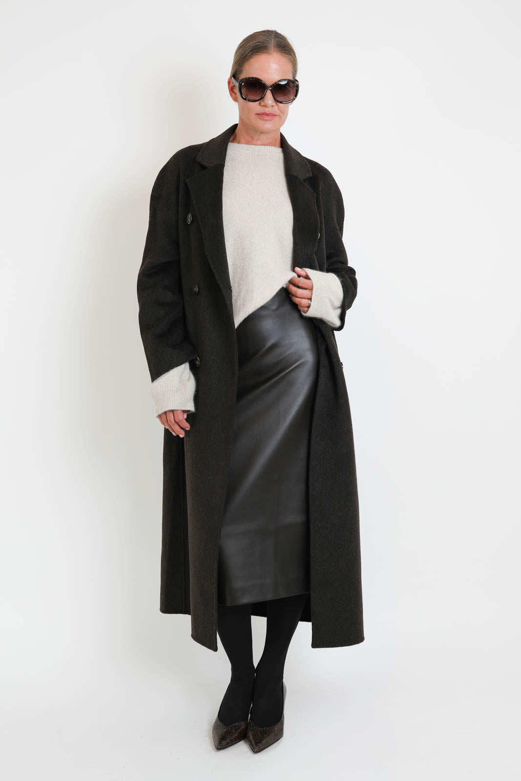 Loulou de Saison, Mantel Irvin in Brown Melange