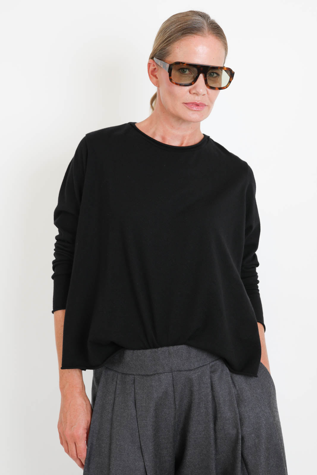 Labo.Art, Pullover Roma Charme in Schwarz