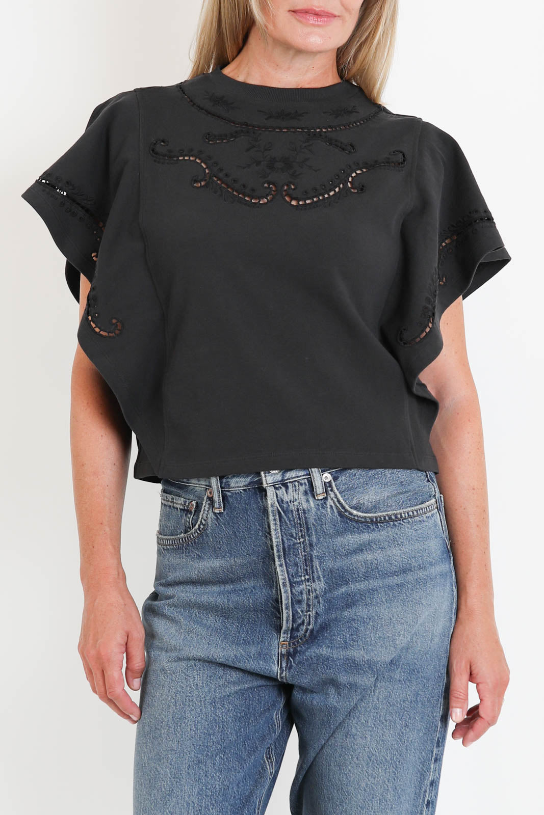 Marant Étoile, Top Eoline in Faded Black