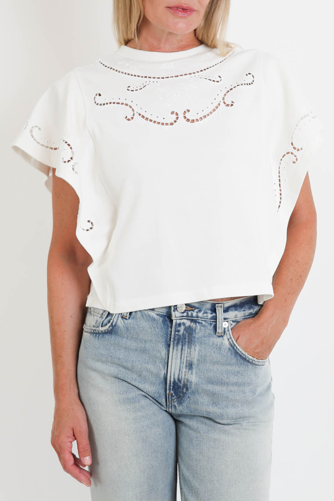 Marant Étoile, Top Eoline in Ecru
