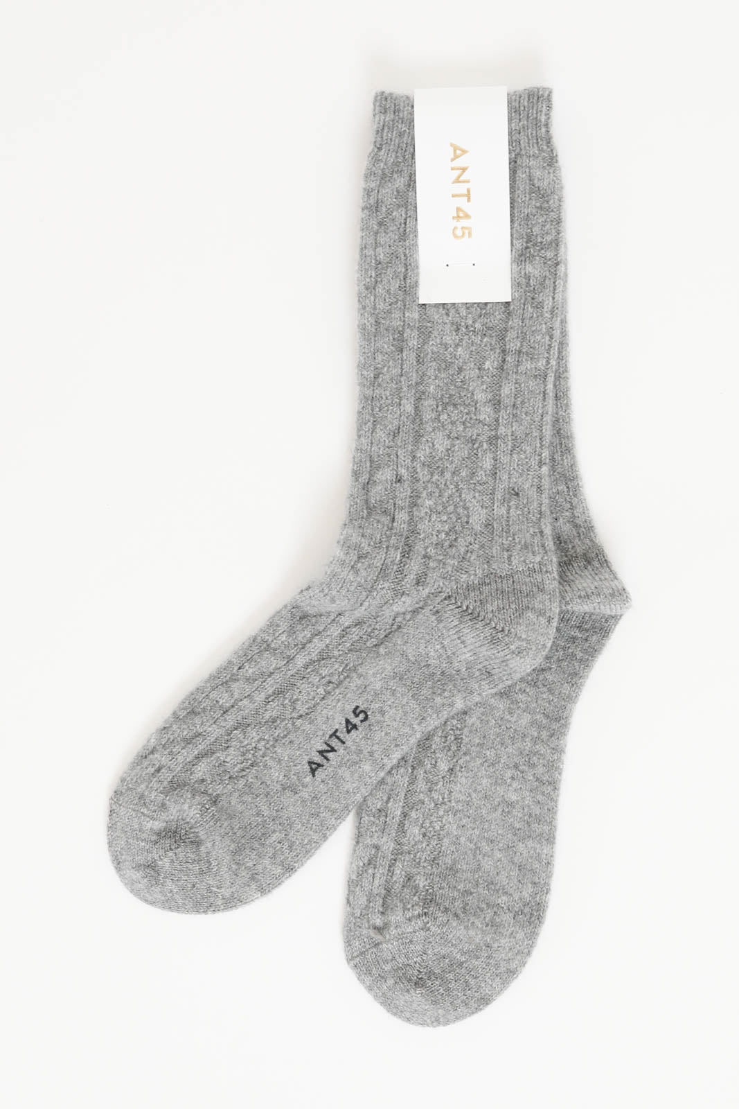 ANT45, Socken Atlas in Light Grey