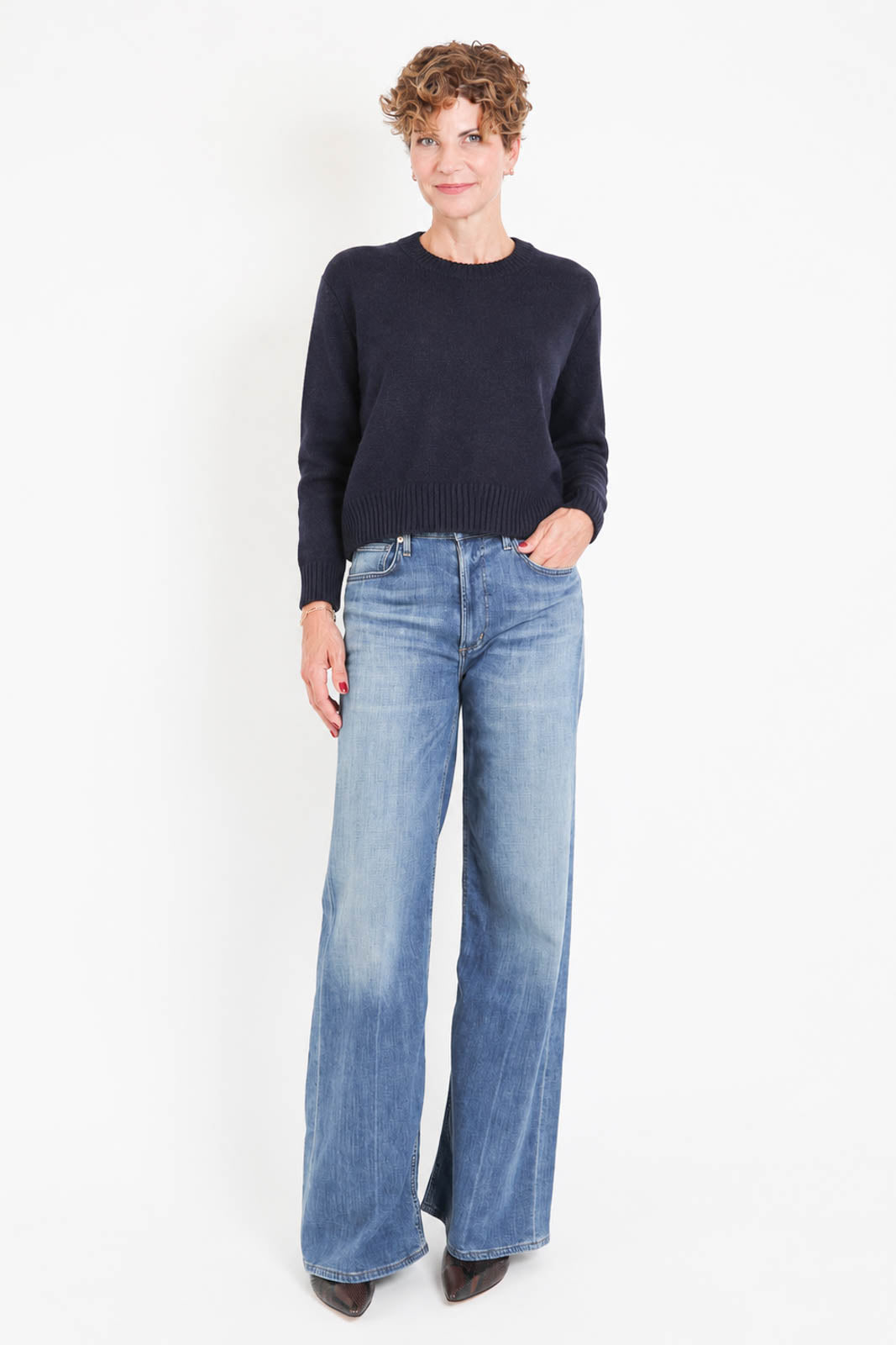 Lisa Yang, Pullover Mable in Navy