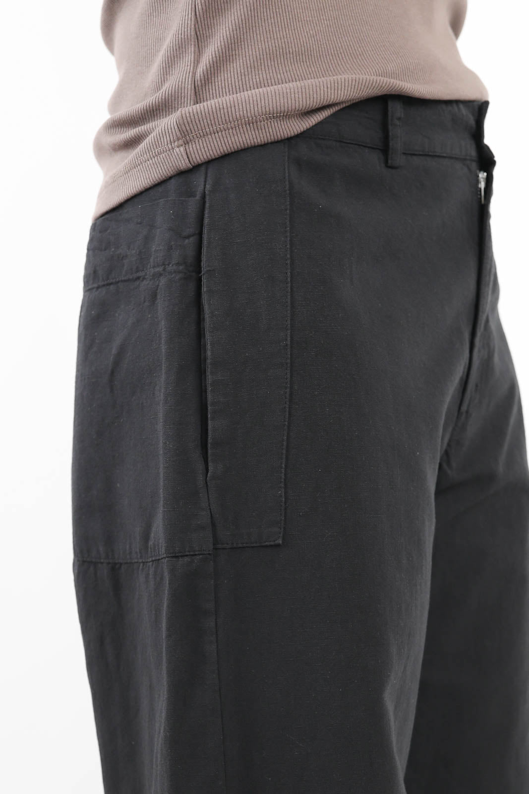 Hose Dimitris Prato in Schwarz