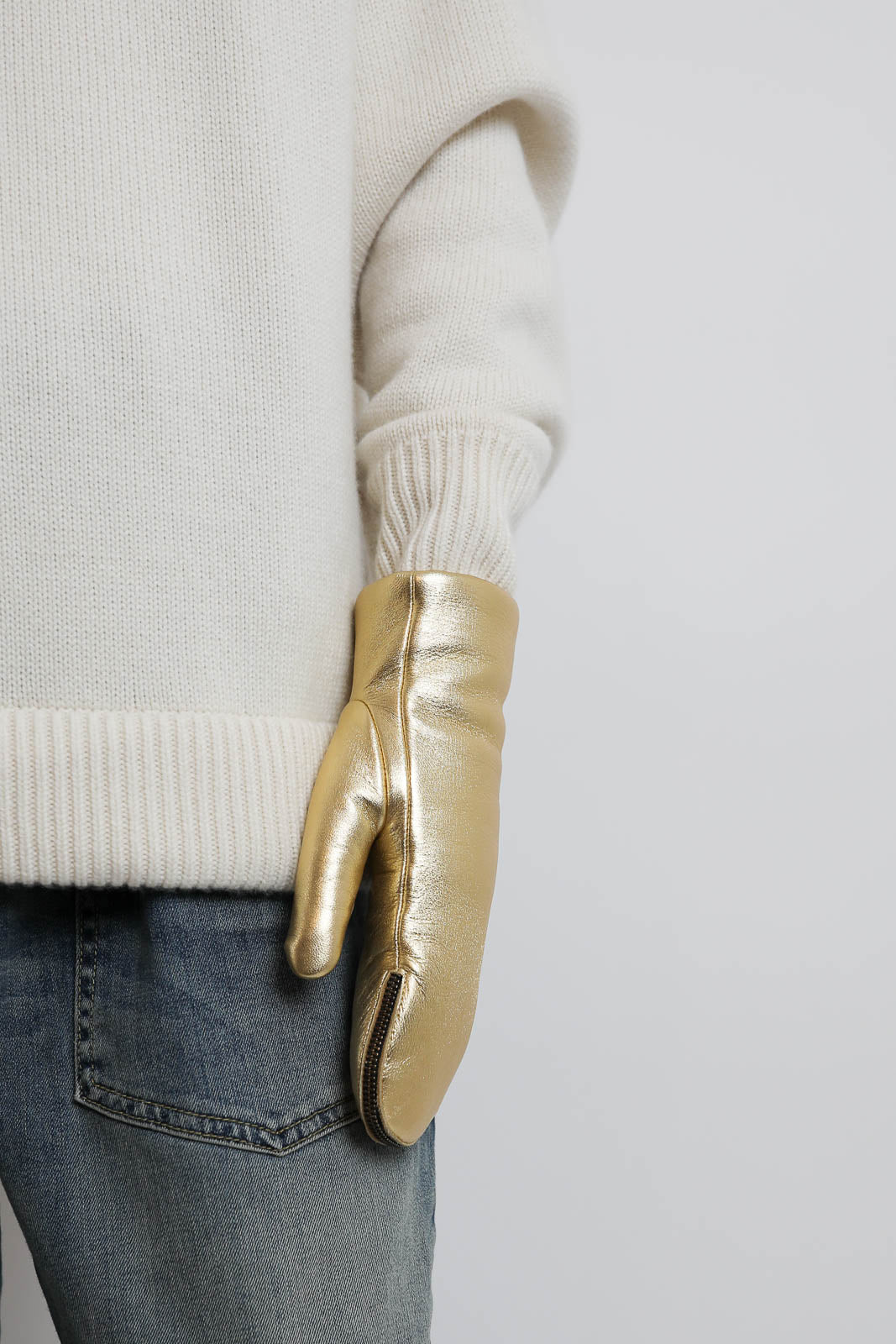 Aristide, Handschuhe in Gold/Black