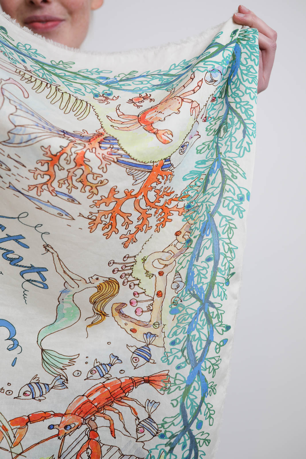 Faliero Sarti, Schal Little Summer in Ecru