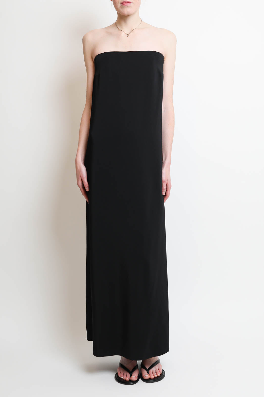 CO, Kleid Strapless in Schwarz