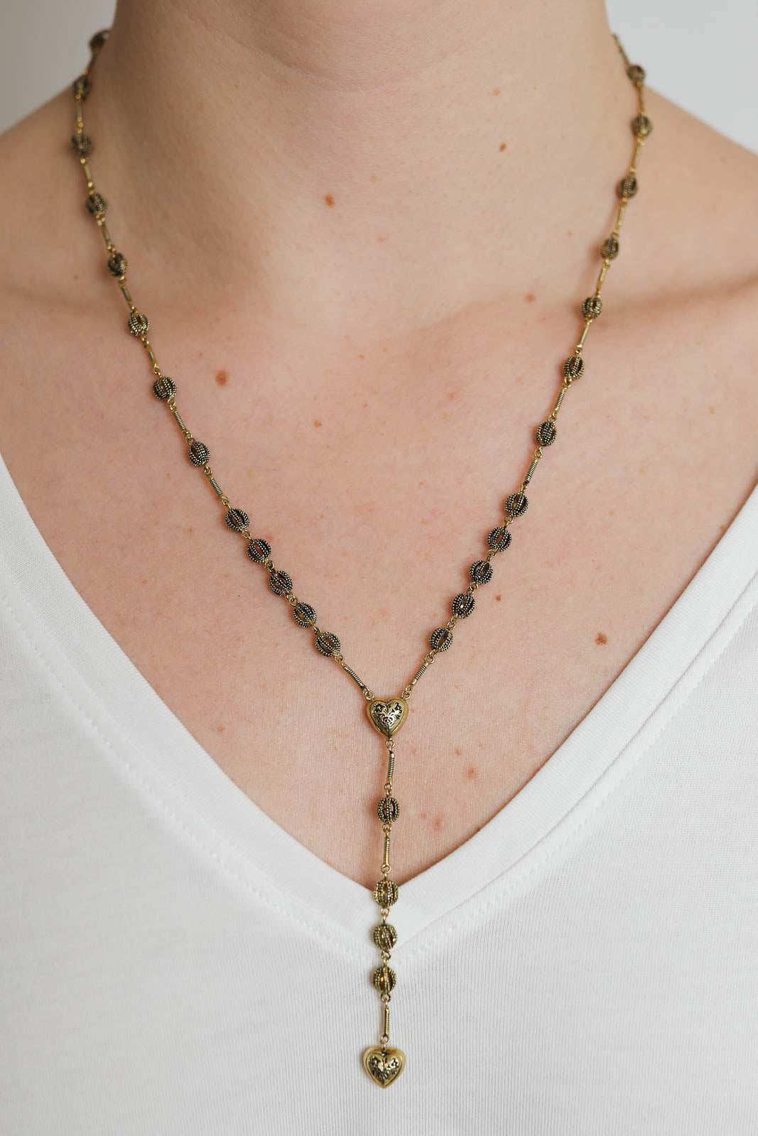 Marie Laure Chamorel, Halskette N° 362 in Antikgold