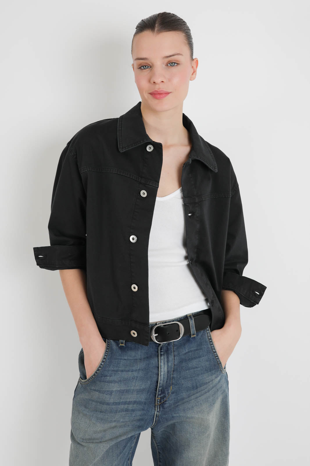 All3, Jacke Danya in Faded Black