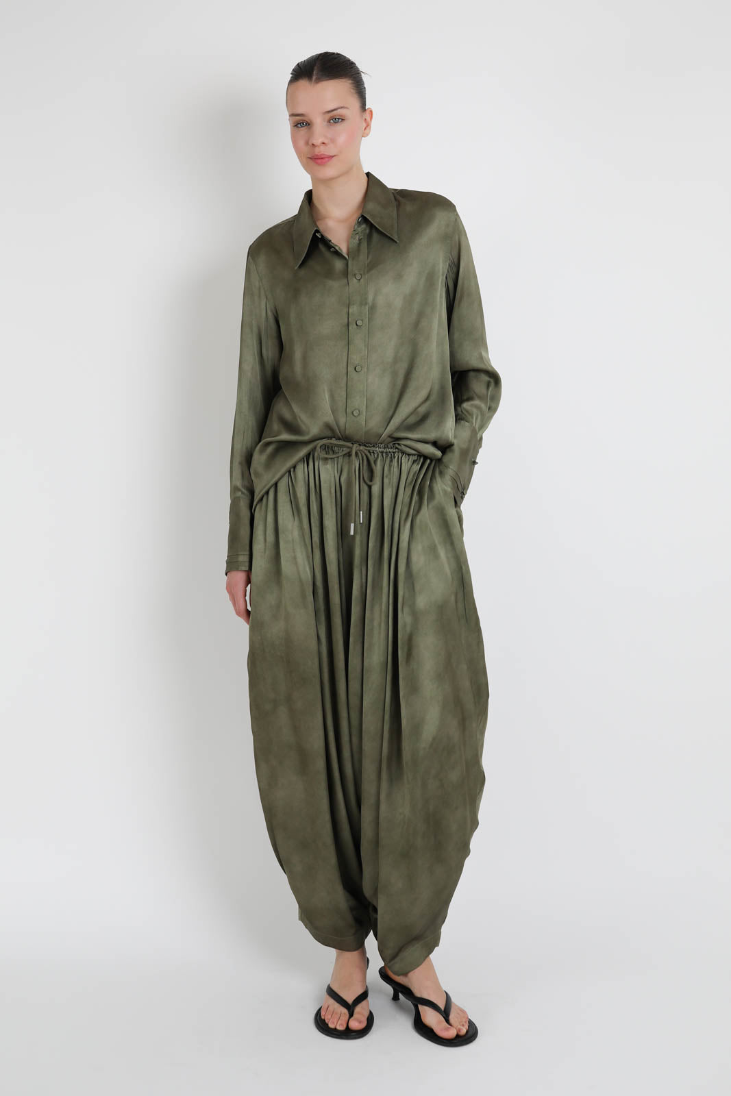 CO, Bluse Tapered in Jade