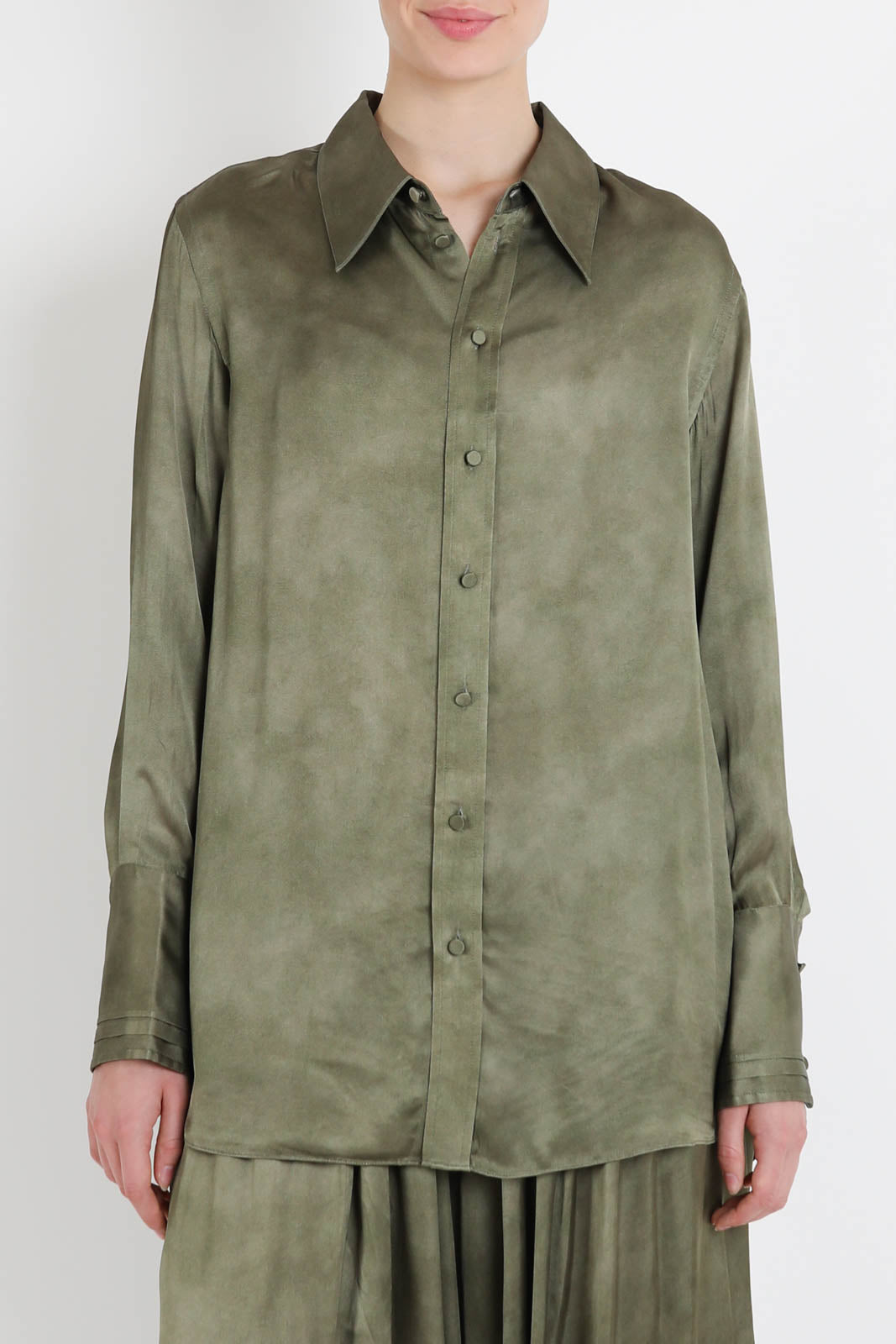 CO, Bluse Tapered in Jade