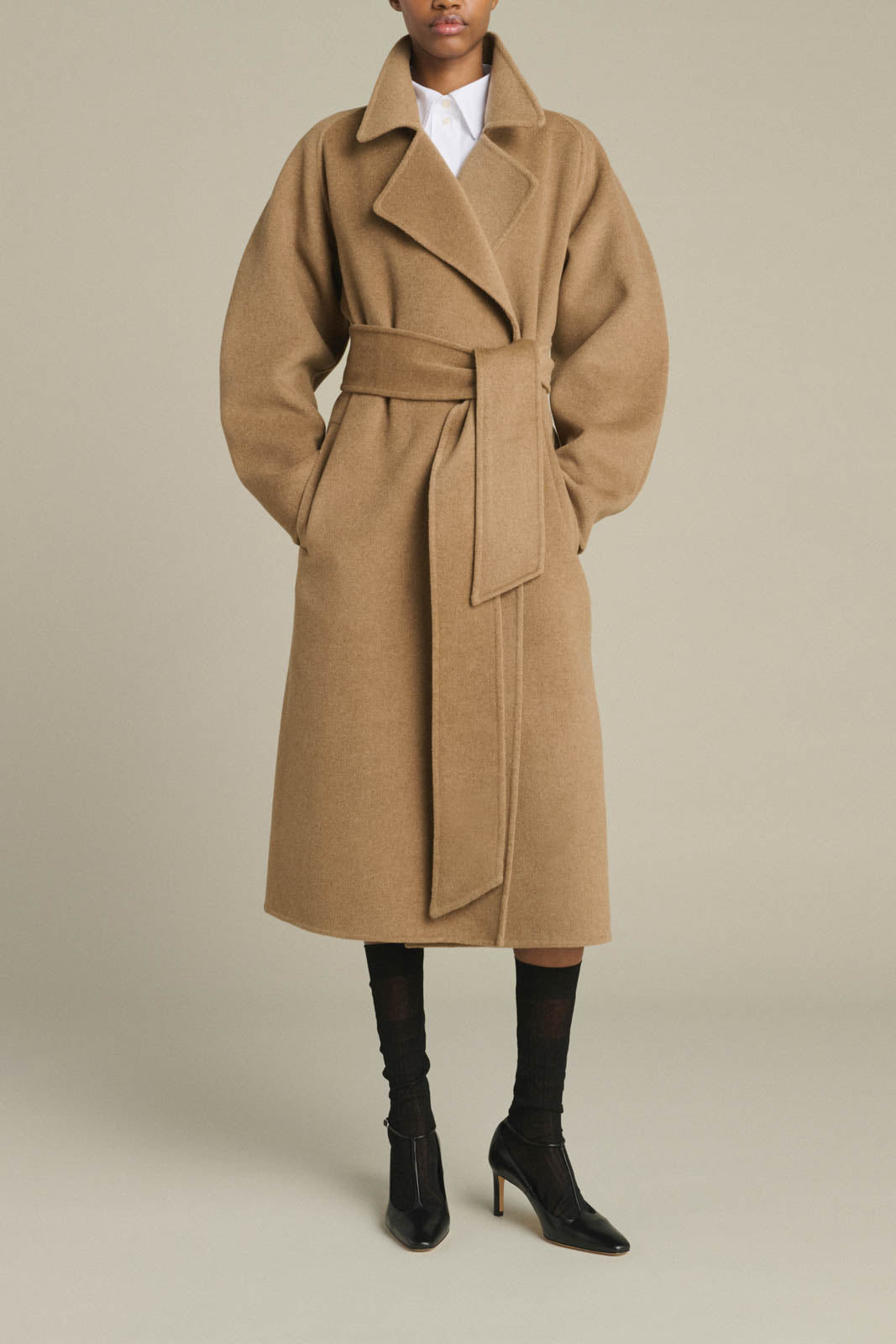 Mantel Harvard in Camel Chine