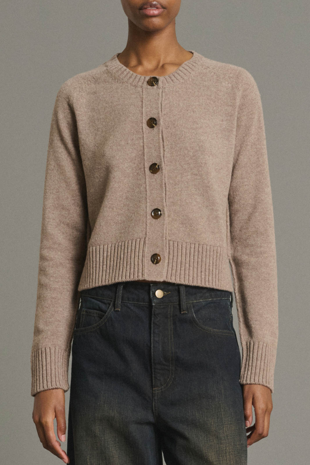 Soeur, Cardigan Virginia in Beige Chine