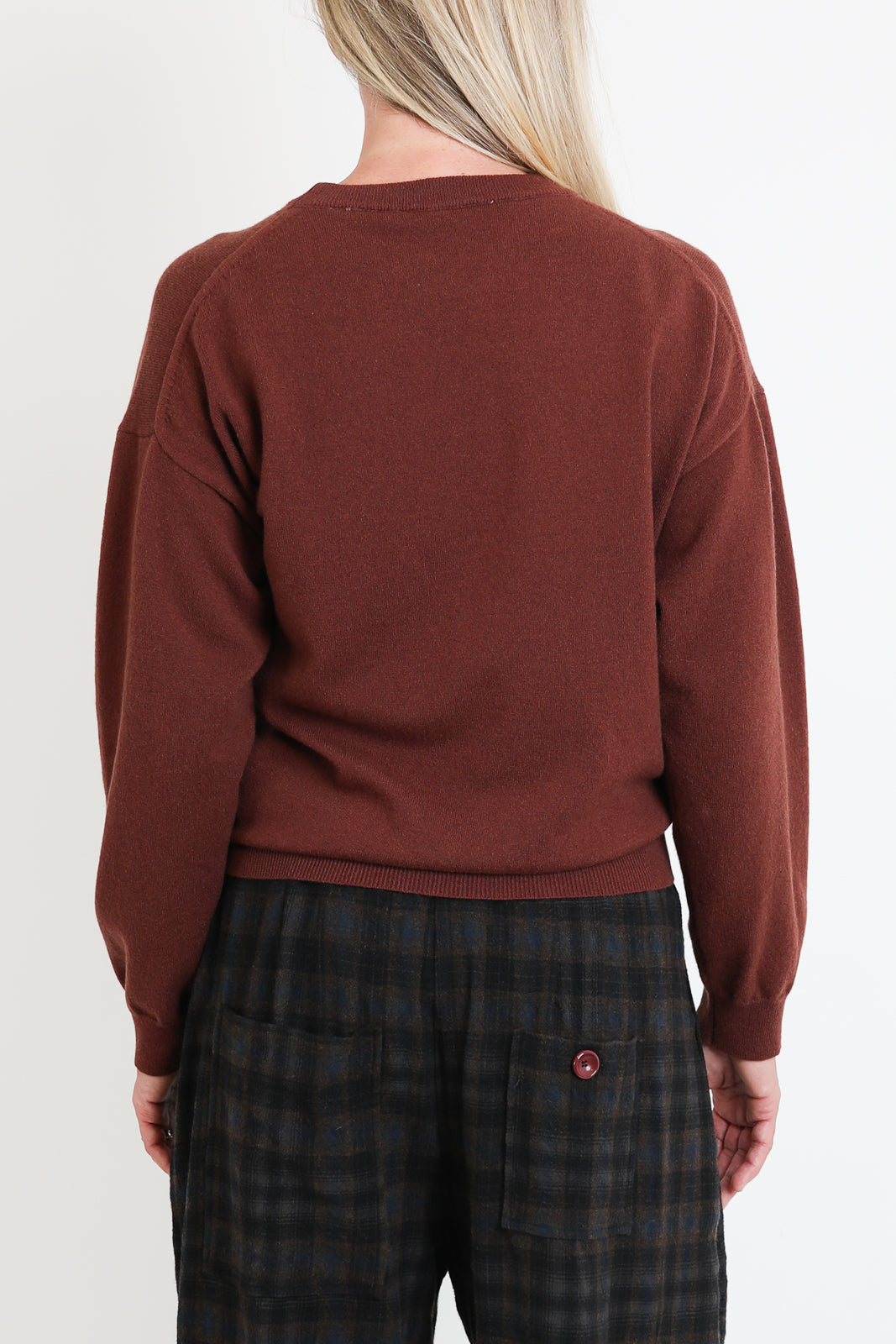 Phisique du Role, Pullover Round in Marrone Castagna