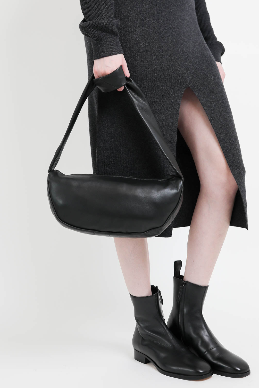 St. Agni Tasche Crescent in Schwarz