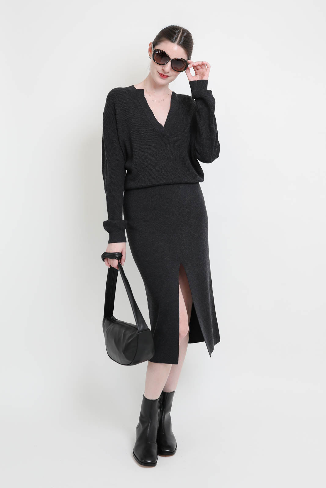 Vanessa Bruno Kleid Eliette in Anthracite