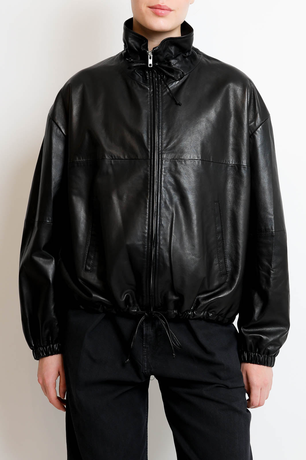 Haikure_Jacke Jordan Nappa in Schwarz