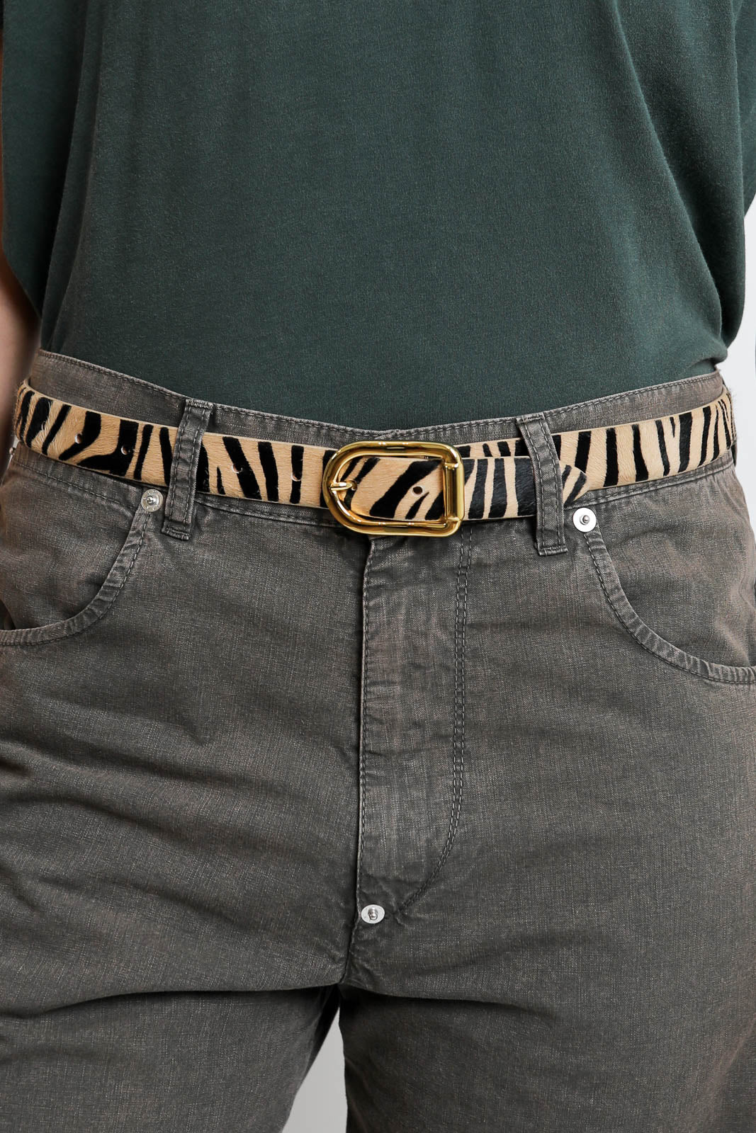 Déhanche, Gürtel Mija in Neutral Zebra/Gold