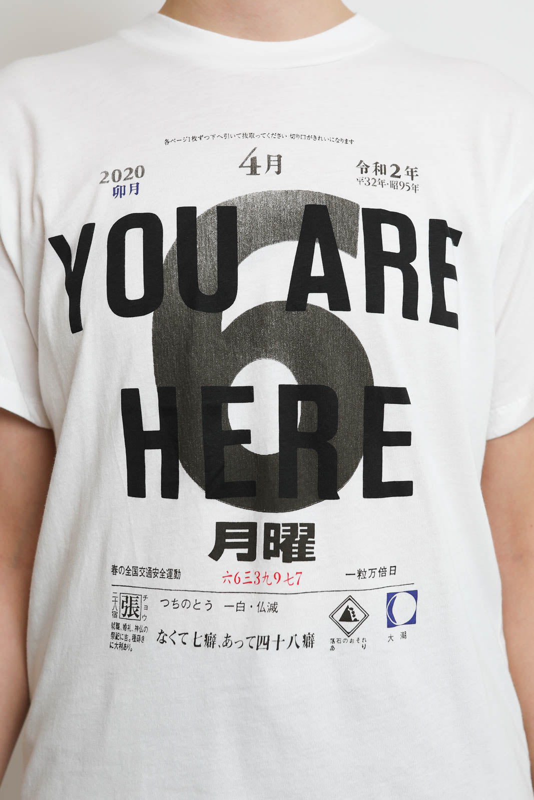 6397_T-Shirt Russell in Weiss