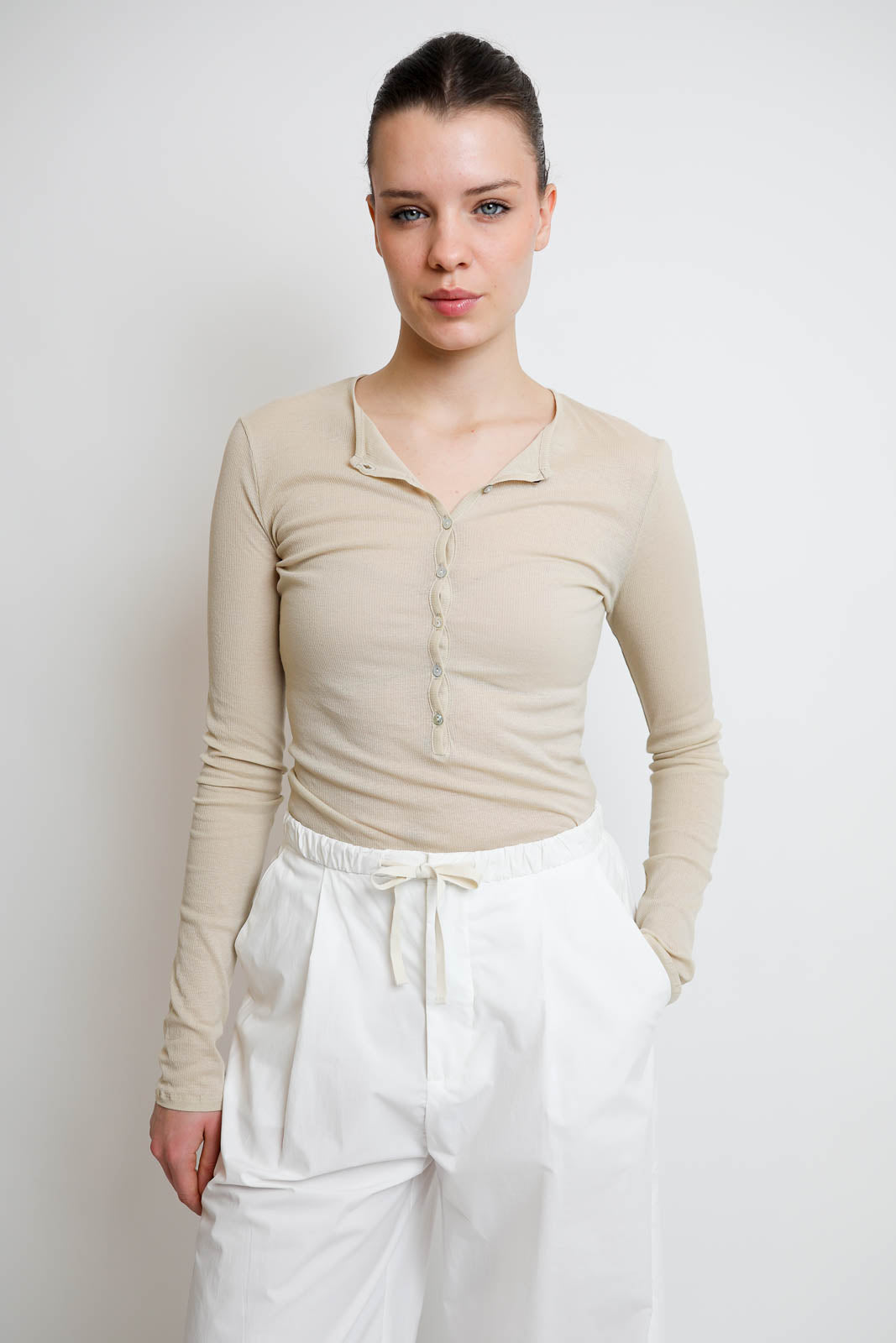 Soeur_Langarm-Shirt Isabella in Ecru