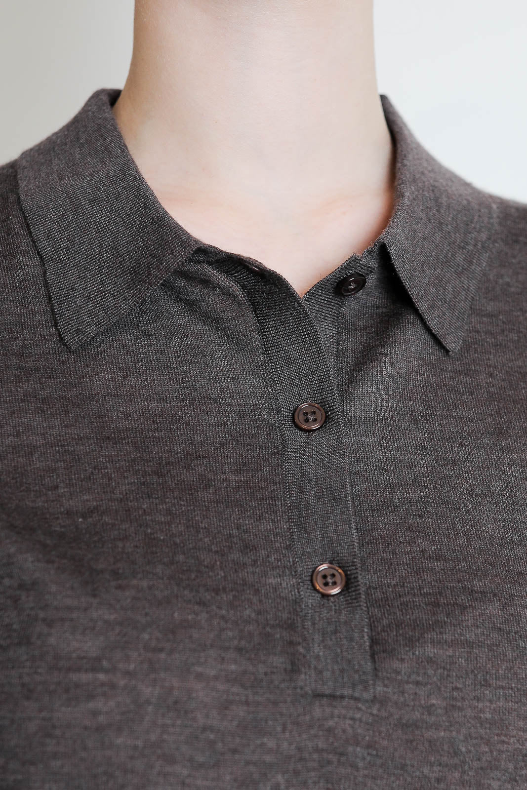 Loulou de Saison, T-Shirt Migo in Brown Melange