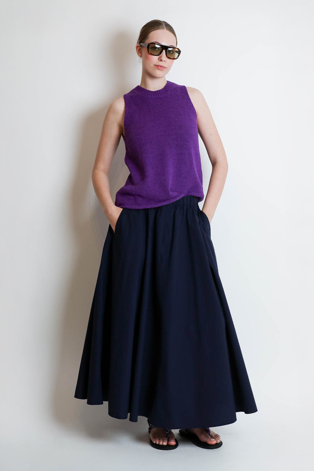 Zenggi, Veste Cotton Tape in Iris