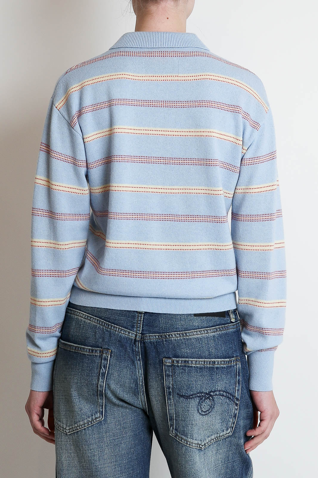 Guest in Residence, Pullover Collegiate in Clear Sky