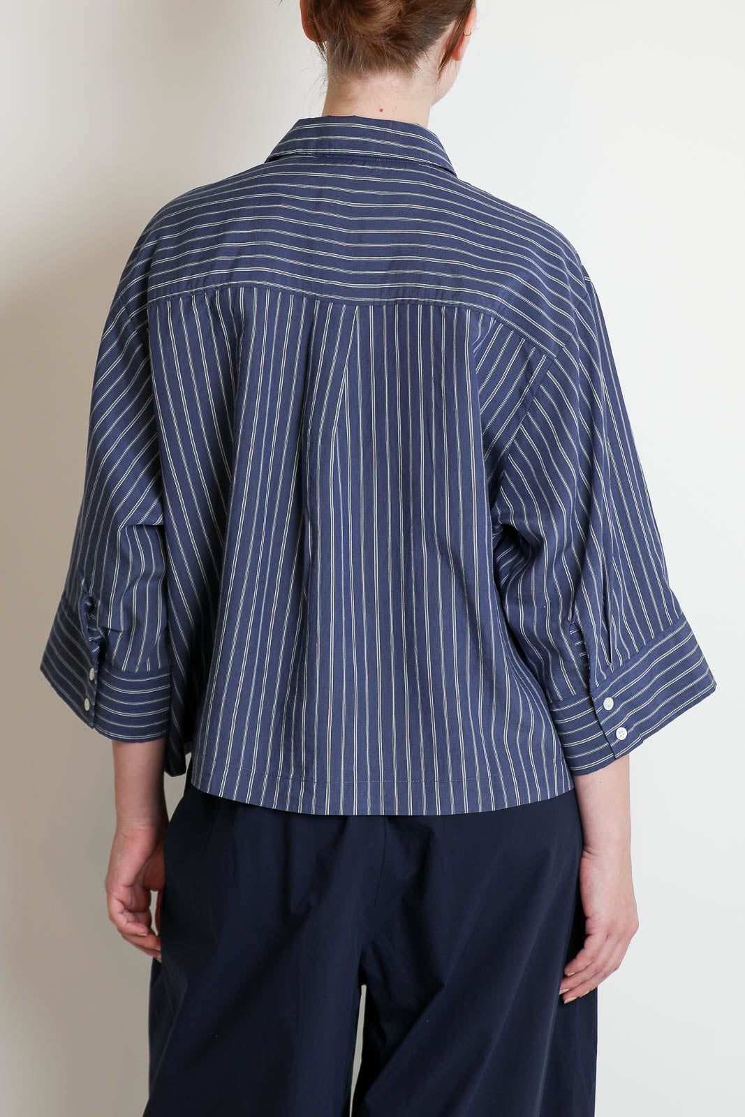 Zenggi, Bluse mit Streifen in Mid Blue