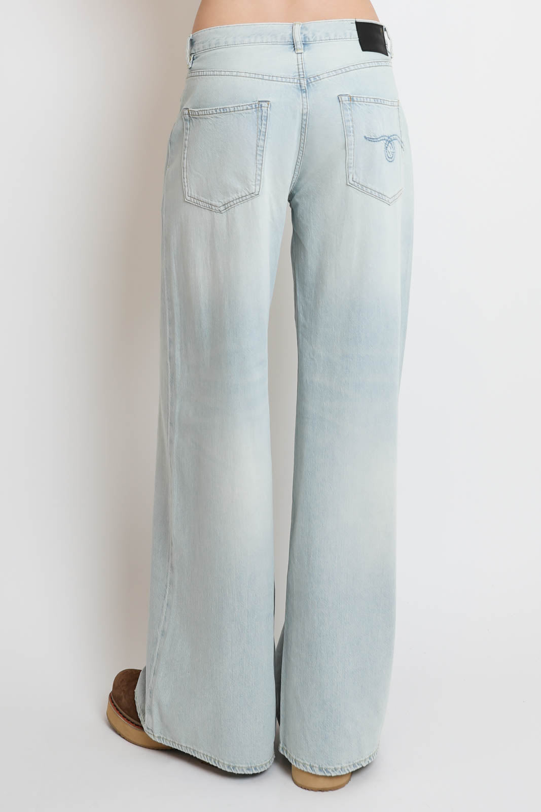 R13, Jeans D'Arcy Flare in Lennon Blue