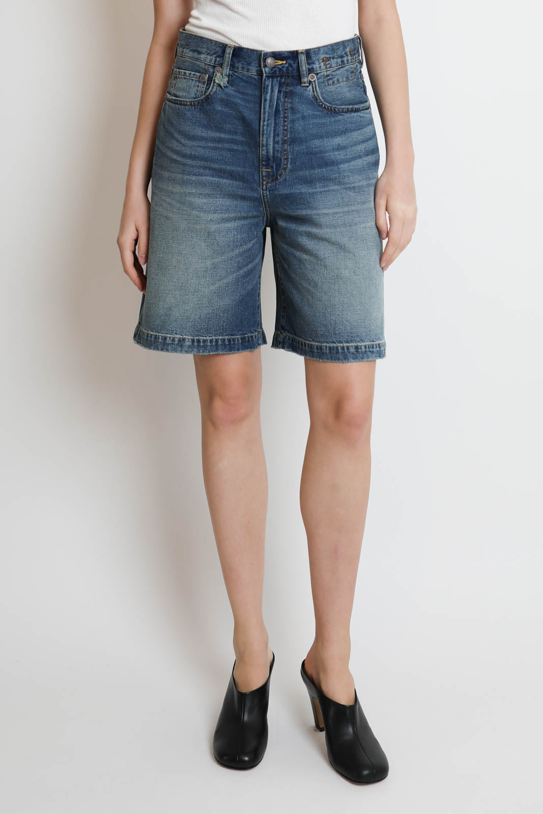 R13, Bermudas Relaxed in Depot Blue