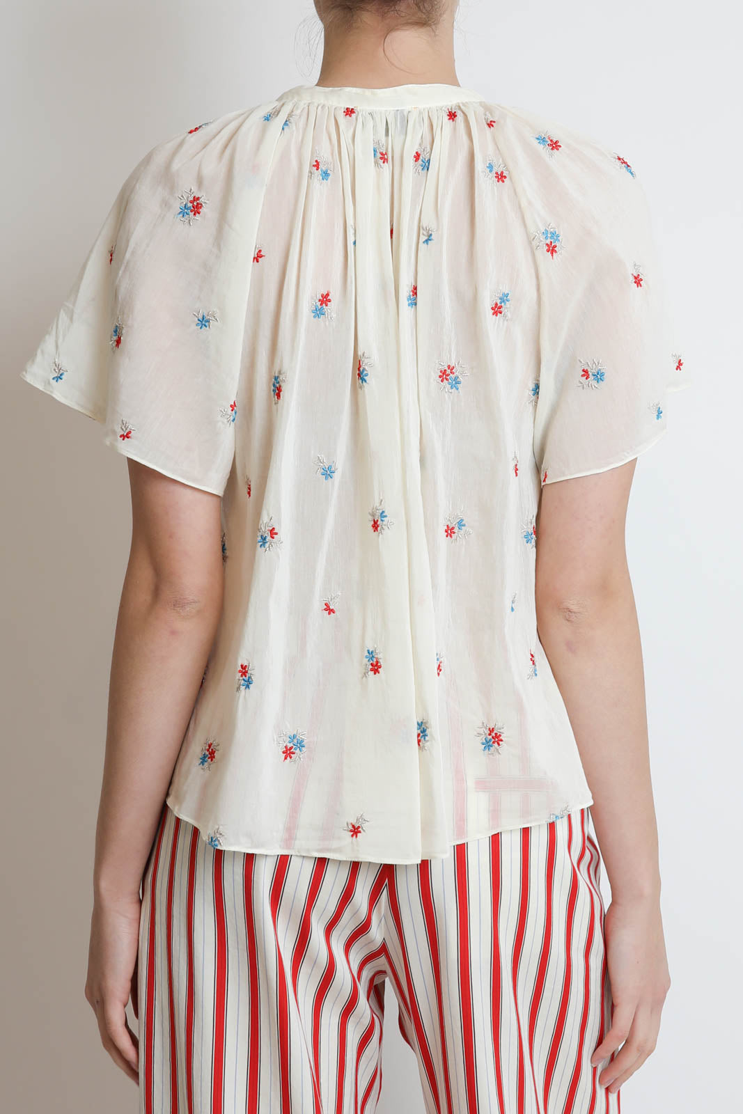 Forte-Forte, Bluse Petites Fleurs in Butter