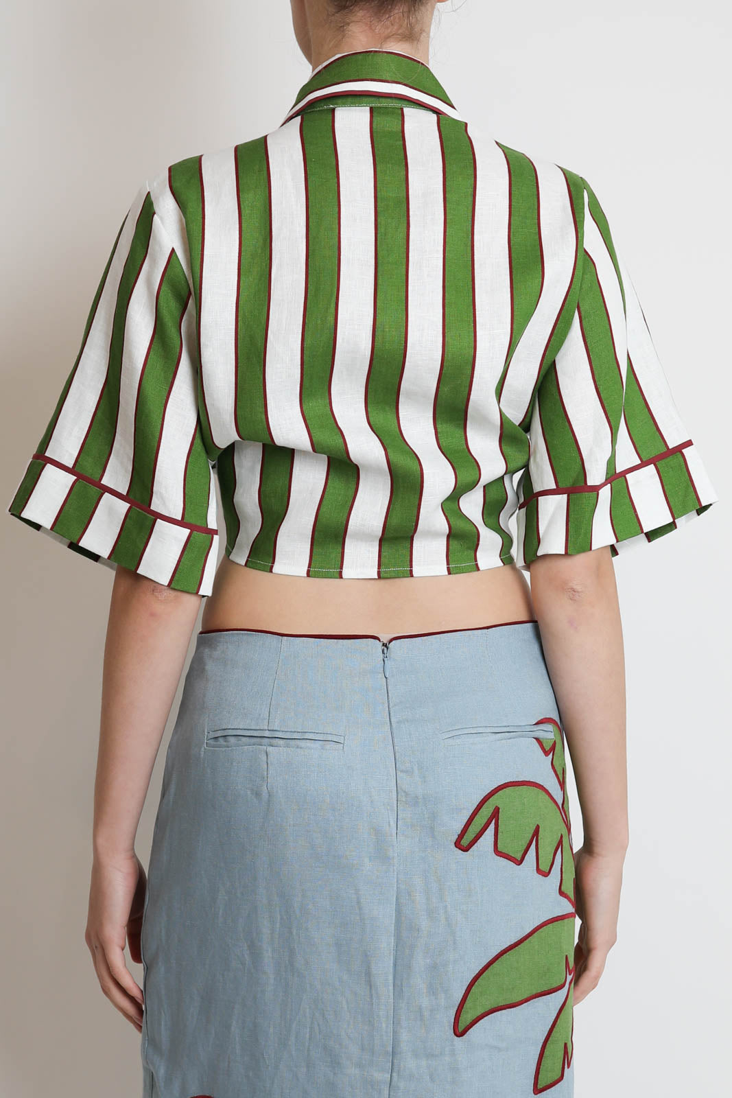Farm Rio, Top Spring Stripes in Grün