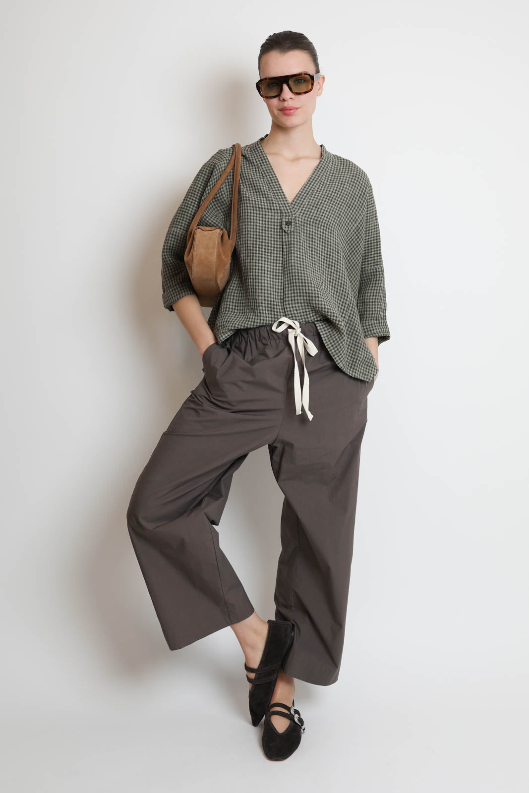 Phisique du Role, Bluse Square Over in Cactus Verde