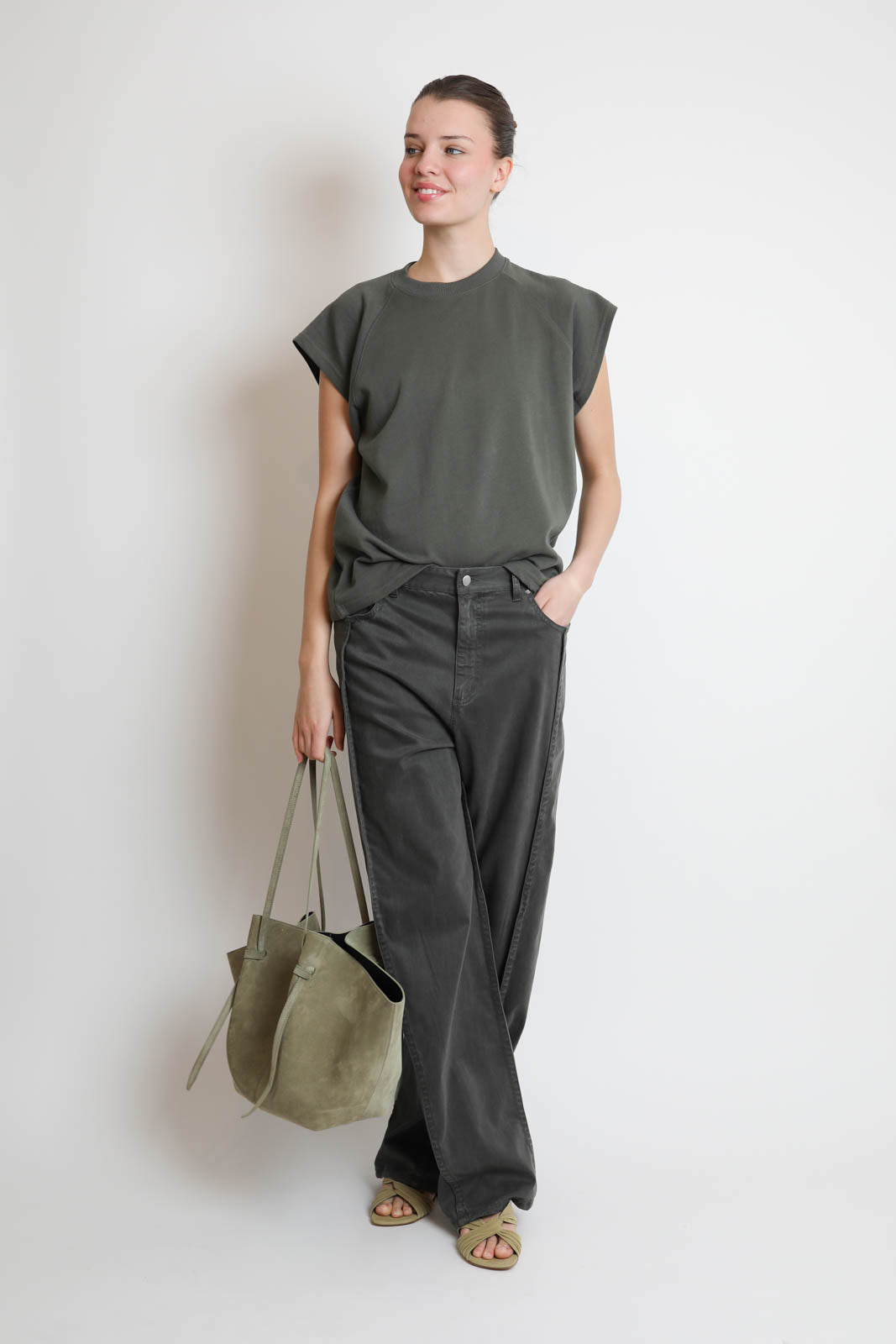 Tibi, Top Lightweight in Olive