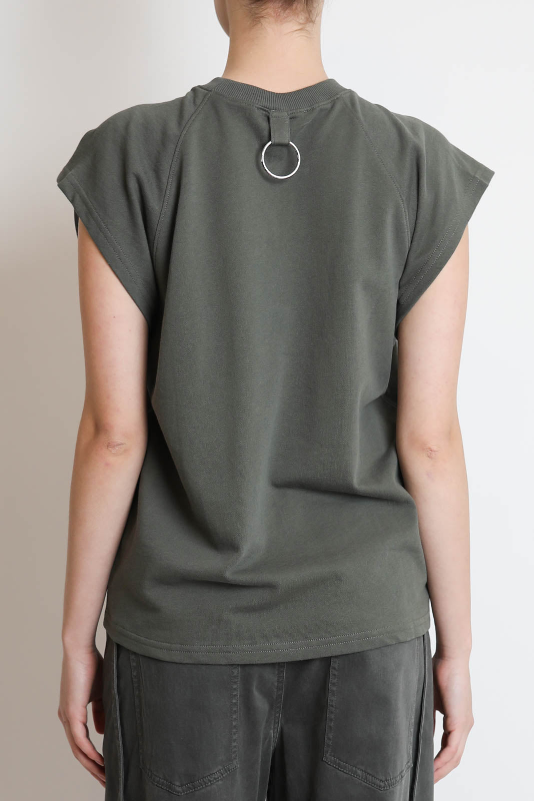 Tibi, Top Light Weight in Olive