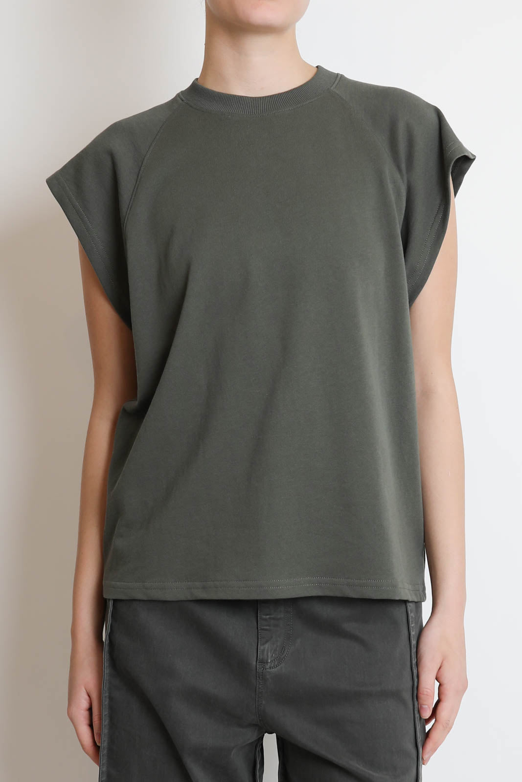 Tibi, Top Light Weight in Olive