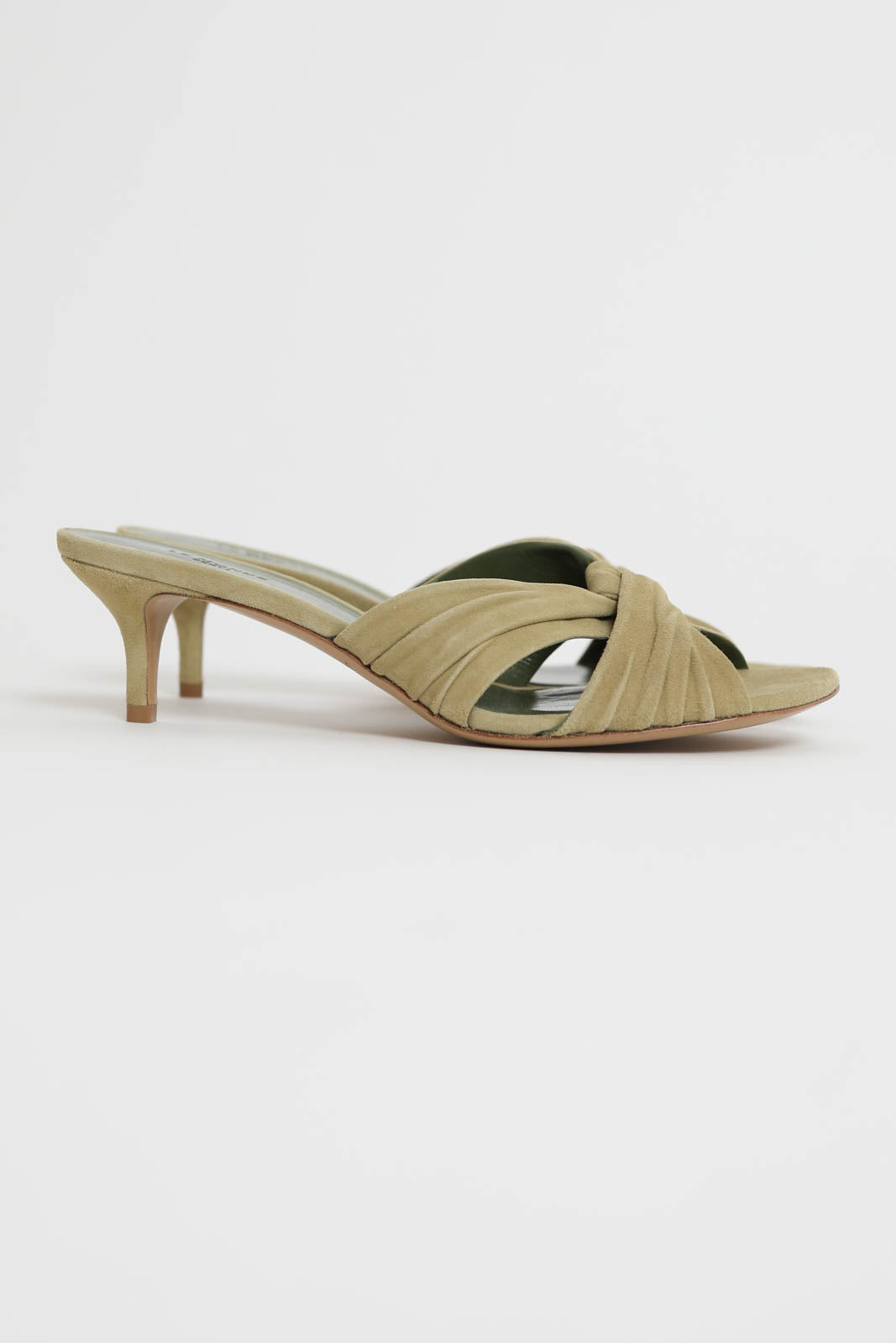 Le Monde Béryl, Sandalen Antonia Kitten Heel in Grey Green