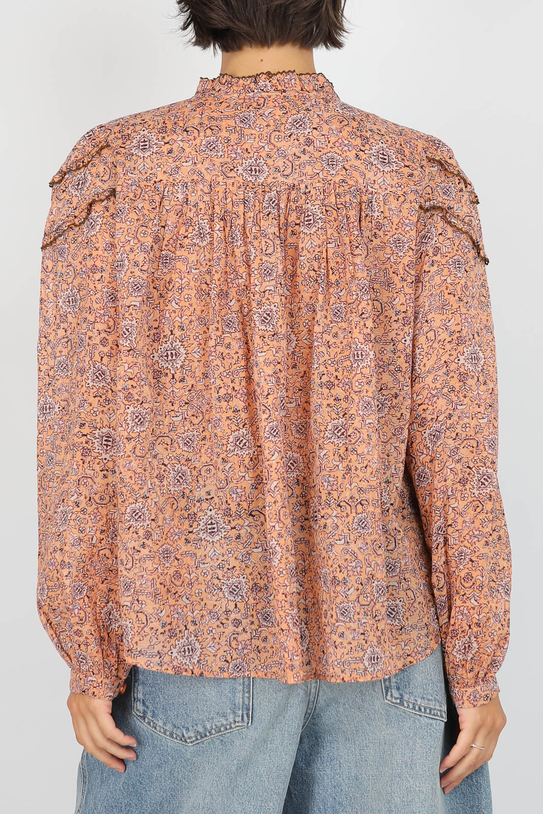 Bluse Christa in Rust