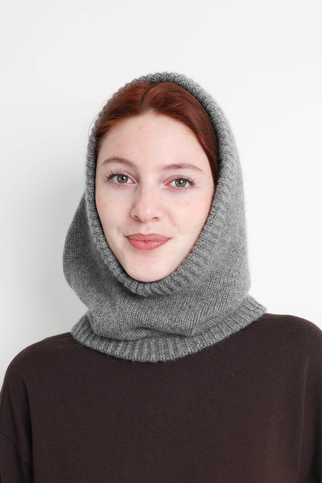 Soft Goat, Mütze Balaclava in Grau