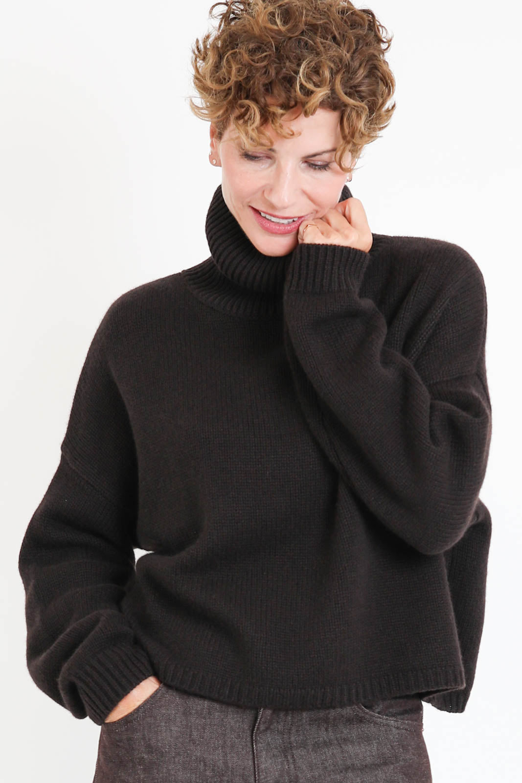 Lisa Yang, Pullover Zerlina in Dark Oak
