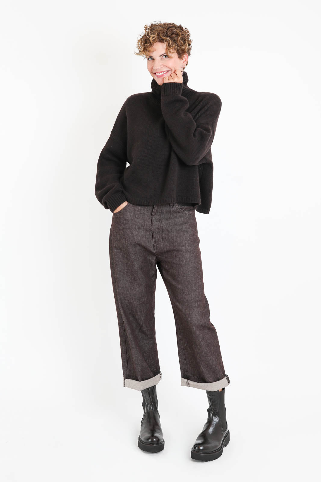 Lisa Yang, Pullover Zerlina in Dark Oak