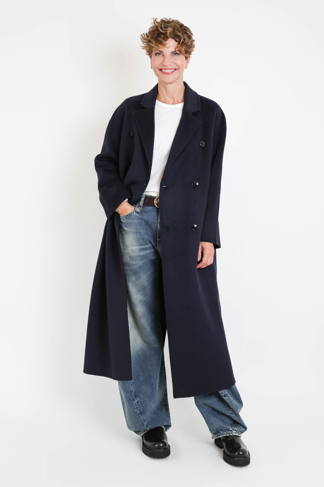 Loulou de Saison, Mantel Irvin in Navy Melange
